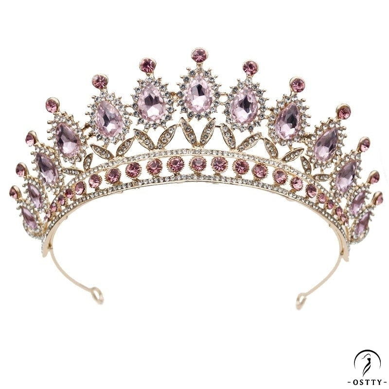 Crystal Headbands Queen Tiaras and Crowns Bridal Wedding Jewelry - $29.99