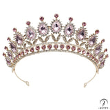 Crystal Headbands Queen Tiaras and Crowns Bridal Wedding Jewelry - $29.99