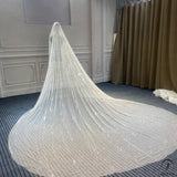 High Quality Wedding Veil With Comb Cathedral Bridal Veil Long Sparkle Veil Luxury Veil Bridal Veils Real Photo - $189.90