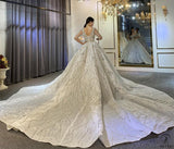 Luxury Embroidered Sleeveless Wedding Dresses OS3961 - Wedding & Bridal Party Dresses $1,699.99