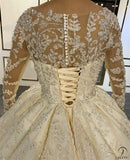 Luxury Embroidered Sleeveless Wedding Dresses OS3963 - Wedding & Bridal Party Dresses $1,699.99