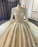 Luxury Embroidered Sleeveless Wedding Dresses OS3974 - Wedding & Bridal Party Dresses $1,699.99