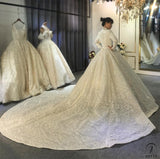 Copy of Long Sleeves Beading Wedding Dress OS3907 - $2,460.50
