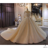 Copy of Copy of Long Sleeves Beading Wedding Dress OS3910 - $2,460.50