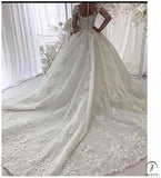 Copy of Copy of Long Sleeves Beading Wedding Dress OS3917 - $2,460.50