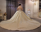 Copy of Copy of Copy of Long Sleeves Beading Wedding Dress OS3921 - $2,460.50