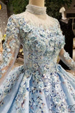 Ostty Blue Bridal One-shoulder Slim Simple Luxury Trailing Wedding Dress OS006 - $499.99