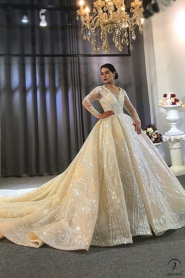 HN EXCLUSIVE 3916 - Custom Size - Wedding & Bridal Party Dresses $1,275