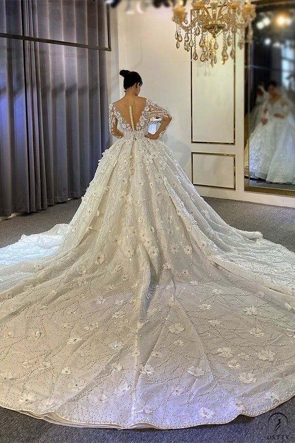 HN EXCLUSIVE 3928 - Custom Size - Wedding & Bridal Party Dresses $2,299