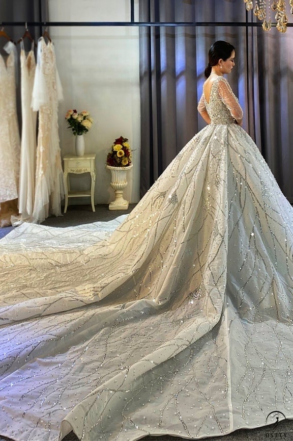 HN EXCLUSIVE 3961 - Custom Size - Wedding & Bridal Party Dresses $2,199
