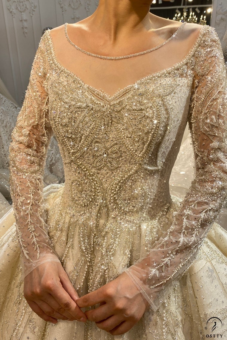 HN EXCLUSIVE 4185 - Custom Size - Wedding & Bridal Party Dresses $1,500