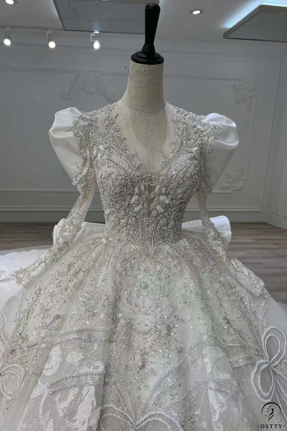 HN EXCLUSIVE L0012 - Custom Size - Wedding & Bridal Party Dresses $1,450