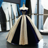 Red Wedding Bridal Dress Toast Dress Short Front and Long Back Pettiskirt - Indigo Blue / Custom Service - $738.53