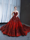 Red Wedding Dress Bridal Mori Super Fairy Dream Tail Maternity Pettiskirt Wedding Dress