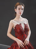 Red Wedding Dress Bridal Mori Super Fairy Dream Tail Maternity Pettiskirt Wedding Dress - $958.52