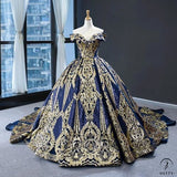 Red Wedding Dress Bride Solo Pettiskirt Wedding Toast Dress Costume - Blue / Custom Service - $659.99