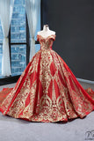 Red Wedding Dress Bride Solo Pettiskirt Wedding Toast Dress Costume - Red / Custom Service - Quinceanera Dress $659.99