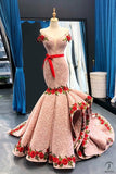 Wedding Performance Dress off-Shoulder Fishtail Dress - $599.99