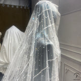 Wedding Veil Classic Luxury Bridal Veil For Woman Long Full Beads Lace One Layer Vestido De Noiva Robe Mariee Real - $159.90
